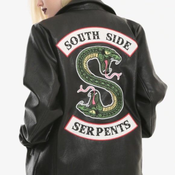 Halloween Women Serpents REAL Leather Jacket - Picture 1 of 4